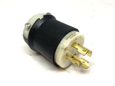 Used Hubbell Twist-Lock Plug 30A 600VAC Bus Bars & Plugs Michigan US | Maverick Industrial Sales #1400861