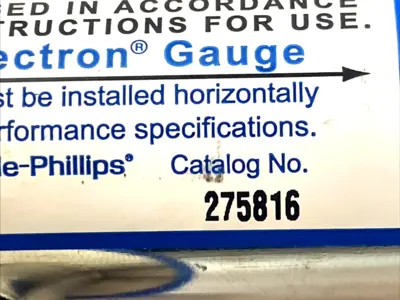 USED MKS GRANVILLE-PHILLIPS CONVECTRON GAUGE E50902