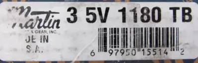 NEW MARTIN 3 5V 1180 TB SHEAVE 35V1180TB