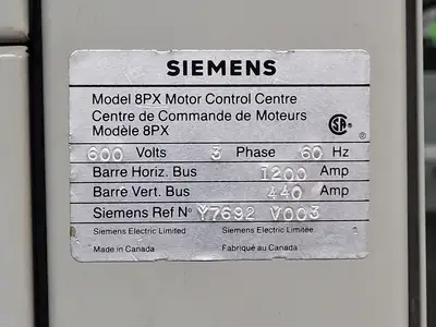 Used SIEMENS Y7692 V003 Misc Electrical & Power Parts British Columbia CA | Lenmark #251179