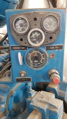 USED OILWELL S-856-10, (FORMERLY S-824-10) 5 3/4 X 8 TRIPLEX MUD / FRAC PUMP PACKAGE