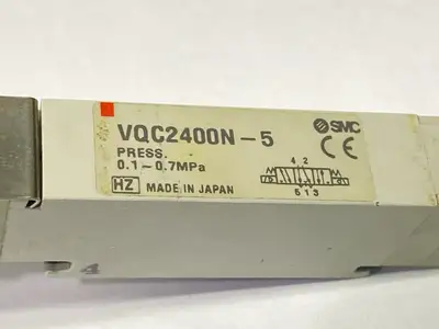 USED SMC PNEUMATIC SOLENOID VALVE 5-PORT