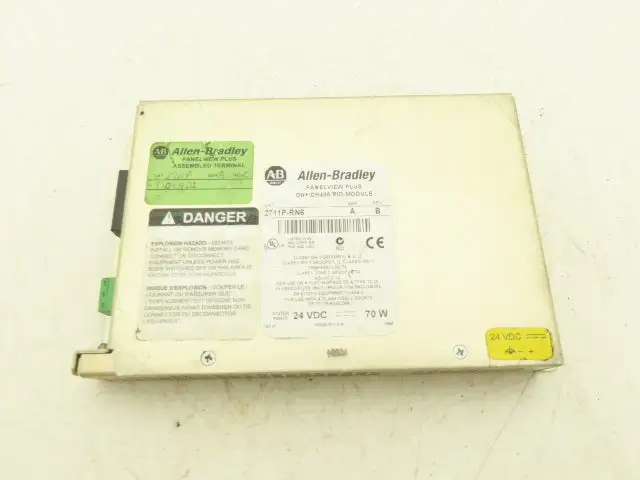 Allen Bradley 2711P-RN6 PanelView Plus DH+/DH485/RIO Module Ser A Rev B