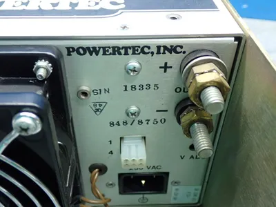 Used POWERTEC INC 9K1290271PS1596 DC Power Supplies Ohio US | HGR 24 #1070194
