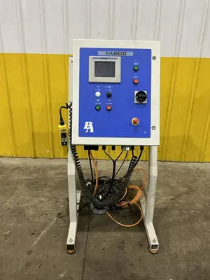11.8" X .138" PA INDUSTRIES MODEL #PAK 350.4 SRF-12 COIL STRIP SERVO FEEDER & CONTROL : YOBRO #25105