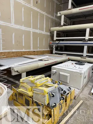USED 2013 MAKOR Q ONE SPRAY LINE WITH OVENS AND PUMPS