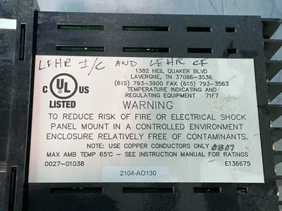 Used CHROMALOX 2104AO Temperature Controls Ohio US | HGR 24 #1406051