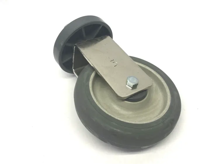 New | in-Stock Metro Plated Rigid Stem Caster 5" w/ Donut Bumper Casters Michigan US | Maverick Industrial Sales #1394294