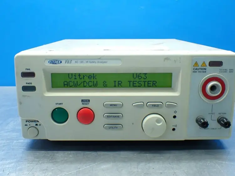 Used VITREK V63 Analyzer Testers | HGR 24 #744716