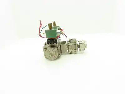 Ferguson Asco 80DA0375 27BC Pneumatic Valve Actuator 3 Way 116psi 120VAC 1" NPT