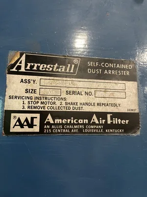 AAF ARRESTALL SIZE 1200 Self-Contained Dust Arrestor