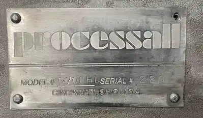 USED PROCESSALL 5000HL