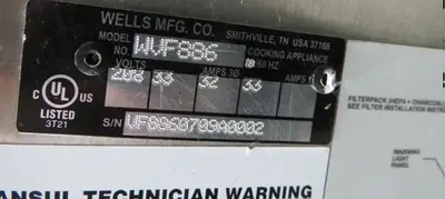 USED WELL MFNG WVF886
