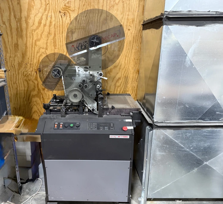 Used SECAP JET 1 TABBER Binding Equipment Tennessee US | Dixie Reproductions, Inc. #479514
