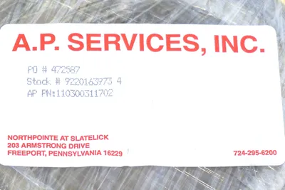10 NEW AP SERVICES INC. 110300311702 GASKETS