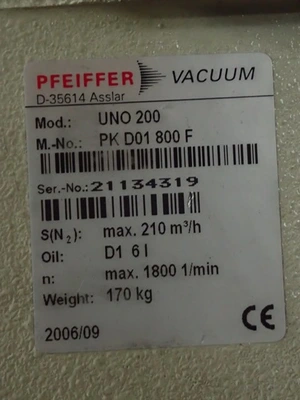 Used _UNKNOWN_ _UNKNOWN_ Vacuum Pumps Ohio US | Federal Equipment Company #1553393