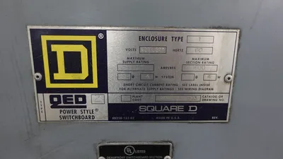 SQUARE D QED POWER STYLE / MODEL 5 Electrical Switchgear / Power Distribution Switchboard | Machinery Solutions Group, Inc. (7)