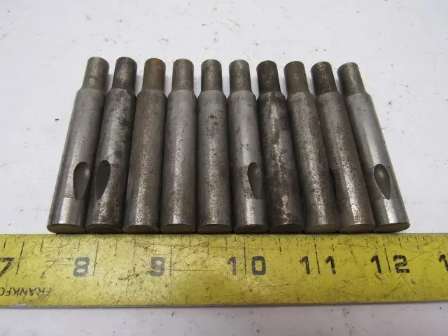 Dayton LPX50-300 .375 Round Hole Ball Lock Punch Tooling 1/2" Shank Lot Of 10