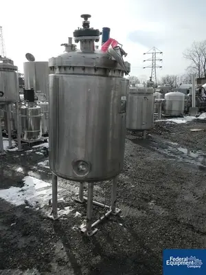 USED Precision 500 Liter Precision Reactor, 316L S/S, 45/100#