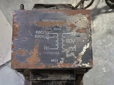 100 VA Control Transformer, 600 pri. volts, 120 sec. volts