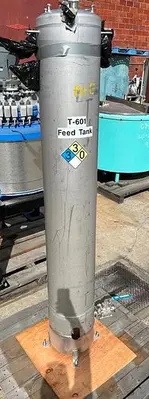Tank, 30 Gallon, 316L Stainless Steel, 100 PSI, DT/DB, Alloy Products #S744749