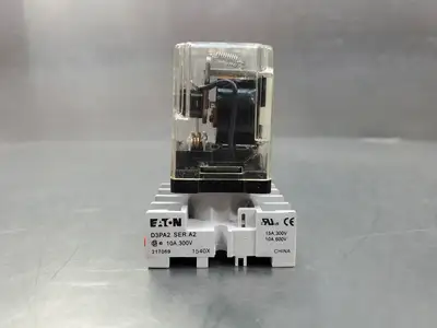 USED Potter & Brumfield / Eaton KRPA-11AN-120 120V Relay w/Eaton D3PA3 Base