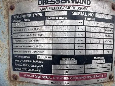 USED DRESSER RAND HOS