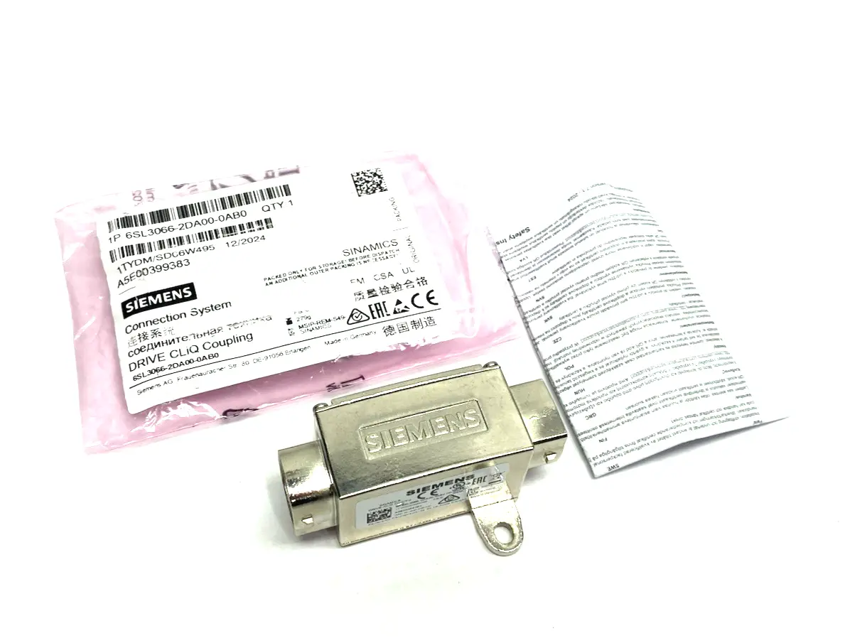 New | in-Stock Siemens SINAMICS Coupling for DRIVE-CLIQ IP67 Cable Prot. Connector Accessories Michigan US | Maverick Industrial Sales #1468109
