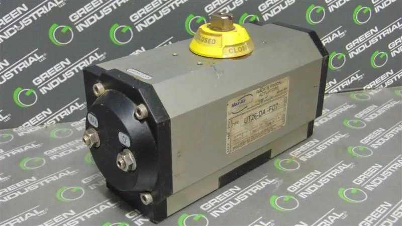 Max-Air UT26-DA-F07 Rack & Pinion Pneumatic Actuator Used