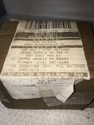 ** New Napa Gold 2443 (542443) Air Filter Fast Shipping &Warranty#