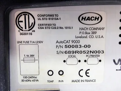 USED HACH AUTOCAT 9000