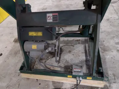 3500 LB X 60" X 48" SOUTHWORTH MODEL #LS4-36 HYDRAULIC SCISSOR LIFT TABLE, 110V SINGLE PHASE: STOCK #20924