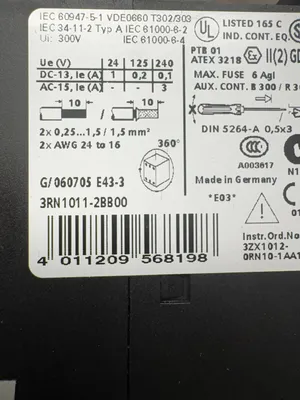 Siemens 3RN1011-2BB00 3RP1574-2NP30 Electrical/PLC/Automation | ESS Industrial Equipment Sales (8)
