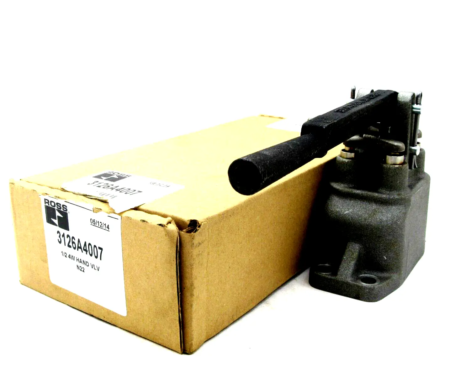 NEW ROSS 3126A4007 MANUAL HAND VALVE 1/2 4W