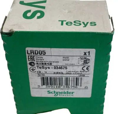 NEW SEALED SCHNEIDER ELECTRIC LRD05 RELAY