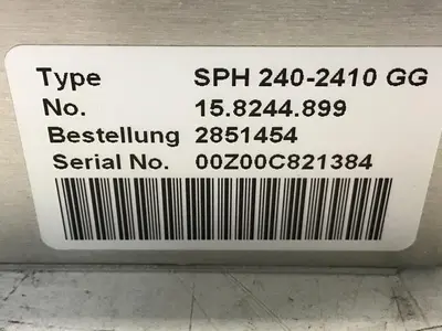 USED MGV SPH 240-2410/BO