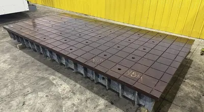 78" x 158" x 15" PORTAGE GRID TYPE LAYOUT SURFACE TABLE. STOCK # 2201319