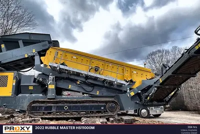 Used 2022 RUBBLE MASTER HS11000M Vibratory Screens New Jersey US | Proxy Equipment #1384995