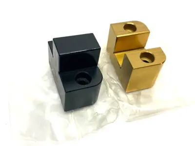 USED DME BLACK & GOLD INTERCHANGEABLE TOP LOCK 1.5" WIDTH