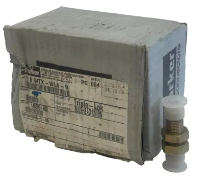 NEW 22 COUNT PARKER 6WTX-WLN-B BULKHEAD UNION 6WTXWLNB