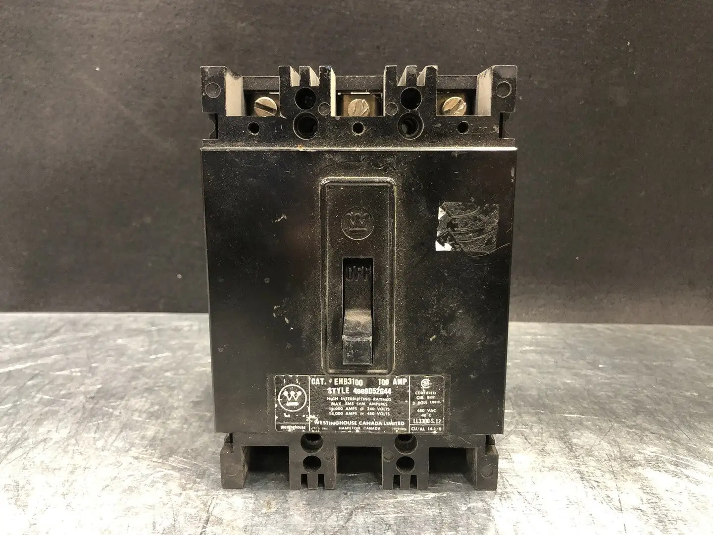 USED WESTINGHOUSE EHB3100