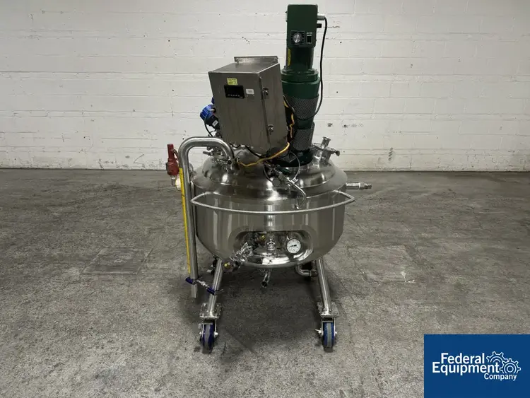 Used Precision 150 Liter Precision Stainless Reactor, 316 S/S, 45/100# Reactors Ohio US | Federal Equipment Company #127319