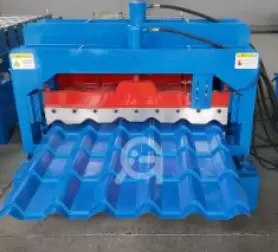 Glazed Roof and Wall Steptiles Roll Forming Machine in Hebei, China