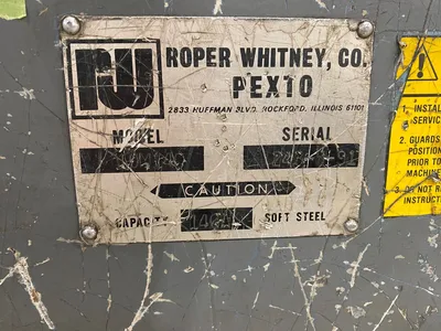 1991 ROPER WHITNEY 10M14 Shears-Power Squaring Mech. | Asset Exchange Corporation (3)