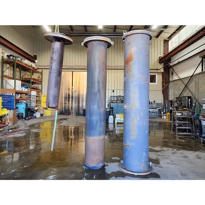 Used 24" Dia X 10'-6" Chlorine / Helium Gas Vaporizer Exchanger