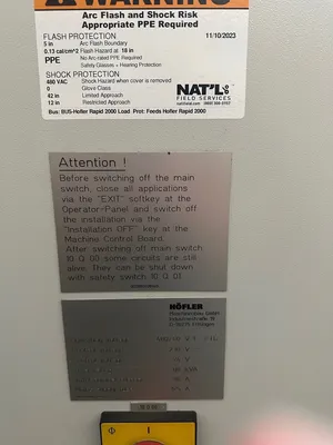 2008 HOFLER Rapid ll 2000 GEAR GRINDERS (CNC) | Piselli Enterprises (5)