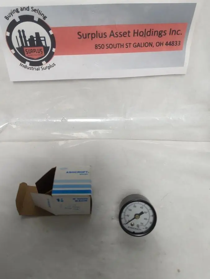 New | in-Stock ASHCROFT 0-100 Universal Pressure Meters Ohio US | Surplus Asset Holdings #1436940