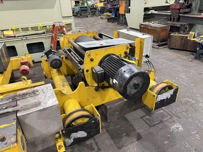 25 TON P&H OVERHEAD BRIDGE CRANE HOIST, NEW 1998, 66" GAUGE: YOBRO #24847