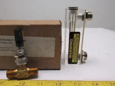 King instrument Company 75201102C13 Flow Meter 2"/BR/EPR/Nov/100 SCFH