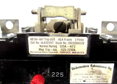 USED WESTINGHOUSE 2602D98G28